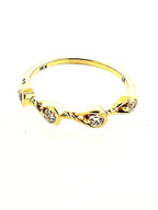 Affinity 18kt Yellow Gold Diamond Band Ring
