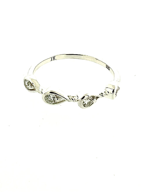 Affinity Sterling Silver Diamond Band Ring (Copy)