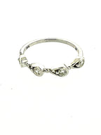 Affinity 18Kt White Gold Diamond Band Ring