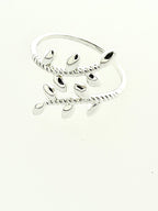 Sterling Silver Leaf Ring