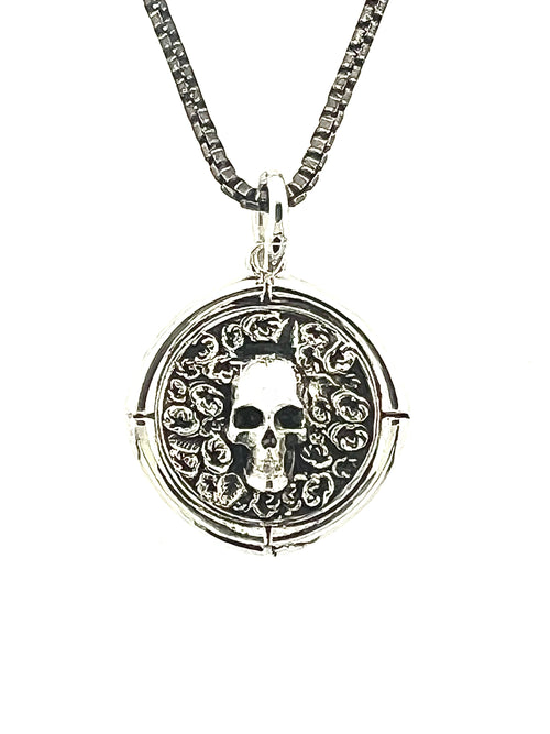 Skull & Roses Amulet