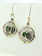 Structure Sterling Silver 3mm Blue Topaz Round Earrings