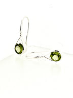 Affinity Sterling Silver 6mm Peridot Earrings