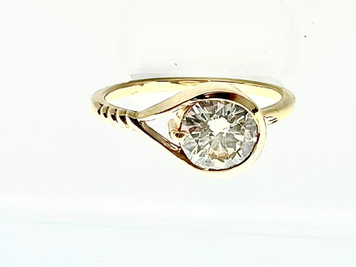 Affinity 14kt Yellow Gold 1ct Diamond Ring