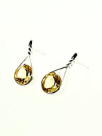 Affinity Sterling Silver 6mm Citrine Earrings